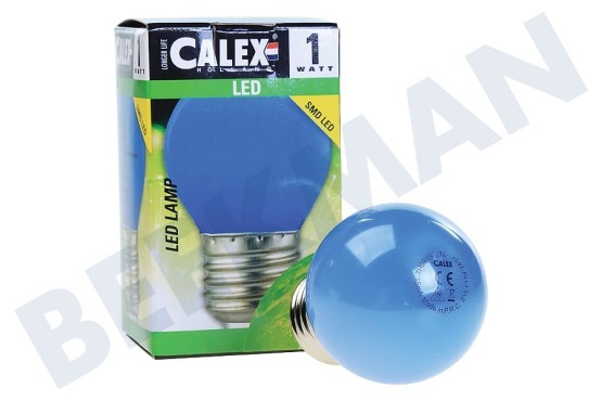 Calex  473412 Calex LED Farbleuchte Blau 240V 1W E27