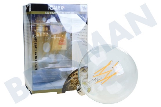 Calex  425474.1 Calex LED Vollglas Filament Globe-Lampe 240V 4W 350lm E27