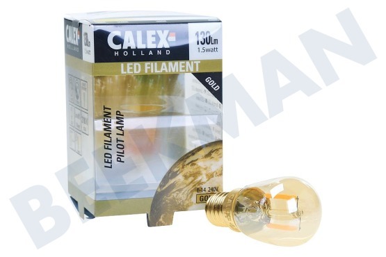 Calex  425000 Calex LED Vollglas Filament Schalttafellampe 1,5W E14