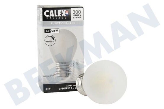 Calex  474488 Calex Vollglas Filament P45 E27 3,5W Mat Dimmbar