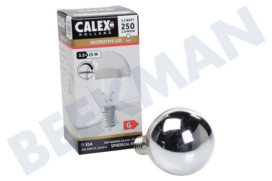 Calex  1101001000 LED Glühfaden Kopfspiegel 3,5 W E14 P45 Dimmbar
