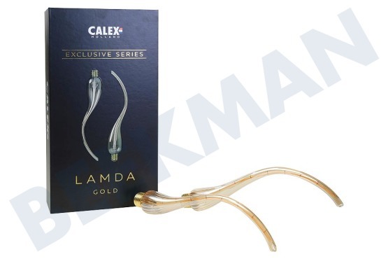 Calex  425980 Calex Lamda Ledlampe 4W E27 Gold dimmbar (2 Stück)