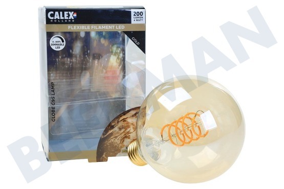 Calex  425779 Calex LED Vollglas Flex Filament Kugelampe G95