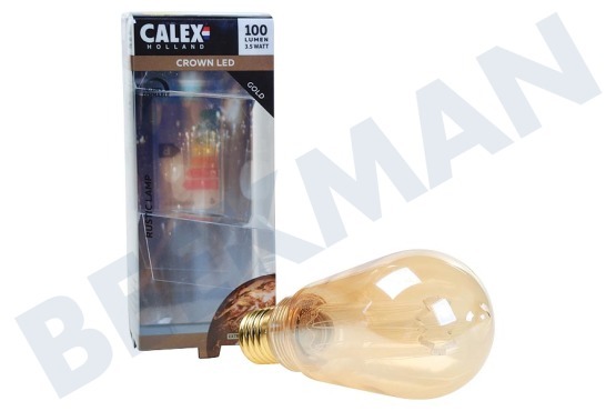Calex  1201000600 Calex LED Glasfaser Rustikale Lampe ST64