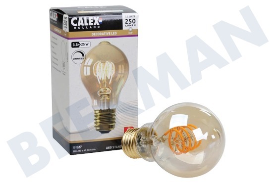 Calex  1001000500 LED Vollglas Flex Filament Standard Leuchtmittel E27 3,8 Watt