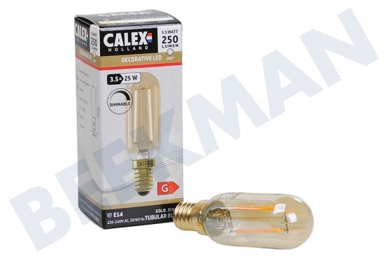 Calex  1101004100 Calex LED Vollglas Filament 3,5 Watt, E14 Gold CR180