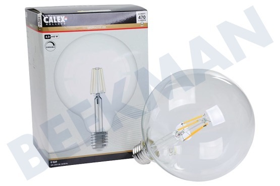 Calex  1101003100 LED-Vollglas Filament Kugellampe 4,5 Watt, E27