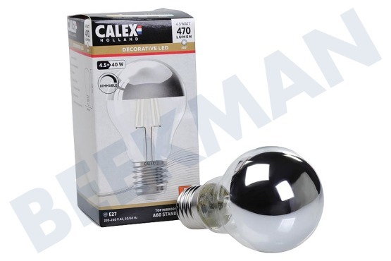 Calex  1101006600 LED-Filament-Kopfspiegel 4,5 Watt, E27 A60 dimmbar