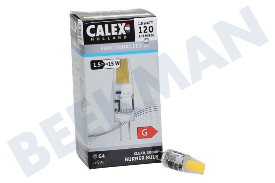 Calex  1301007300 LED G4 12 Volt, 2-LED 1,5 Watt, 3000K