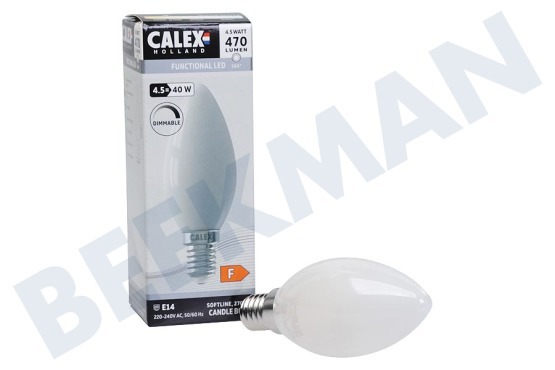 Calex  1101005900 LED-Kerze B35 Softline Straight Filament E14 4,5 Watt