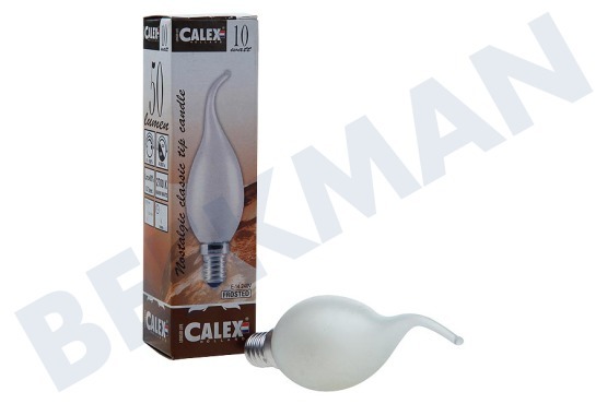 Calex  413604 Calex Tip-Kerzenlampe 240V 10W 50lm E14 matt
