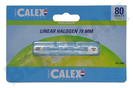 Calex  509108 Calex Spar Halogenlampe 230V 80W(104W) R7s 8x78mm