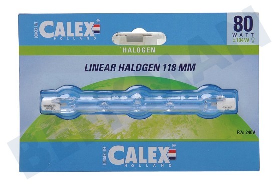Calex  509118 Calex Spar Halogenlamp 230V 80W(104W) R7s 8x118mm