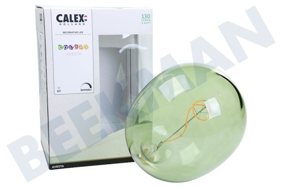Calex  Colors Avesta Quartz Emerald Green LED Lampe 4 Watt, dimmbar