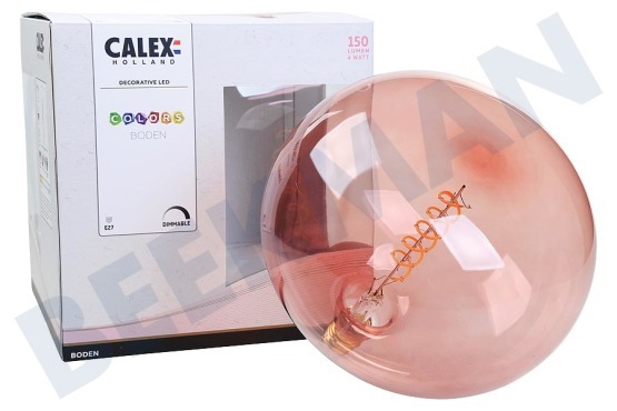 Calex  Colors Boden Quartz Pink LED Lampe 4 Watt, dimmbar