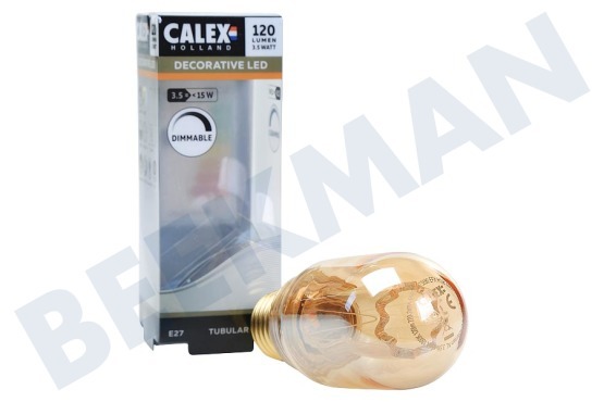 Calex  Röhren-LED-Lampe Crown Filament SMD E27 Dimmbar