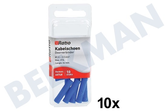 Ratio  Kabelschuhstecker Blau 1,5-2,5 mm