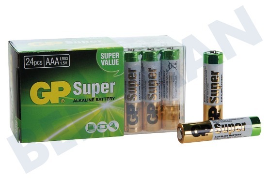 GP  LR03 Super Alkaline AAA - 24 Batterien