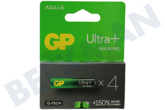 GP  LR03 AAA-Batterie GP Alkaline Ultra Plus 1,5 Volt, 4 Stück