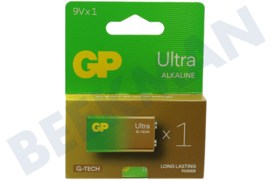 GP  6LR61 9 Volt, Batterie GP Alkaline Ultra