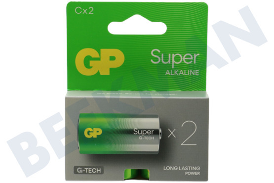 GP  LR14 C-Batterie GP Super Alkaline 1,5 Volt, 2 Stück