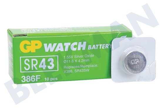 GP  SR43, 386 GP Armbanduhr Batterie