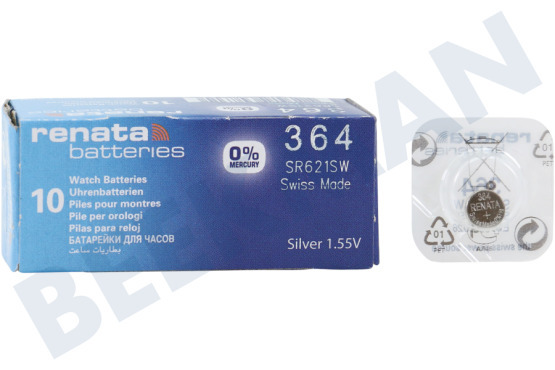 Renata  364 Batterie Knopfzelle Silberoxid 1,55 Volt
