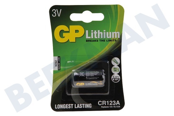 GP  CR123A CR123A Batterie GP Lithium