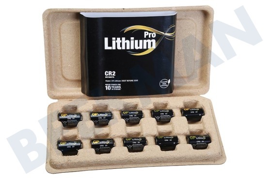 GP  Lithium Pro CR2 Akku, 10 Stück