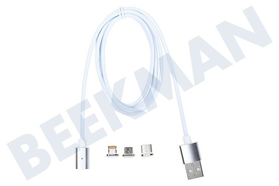 Cablexpert  Magnetisches 3-in-1-USB-Ladekabel, 1 Meter