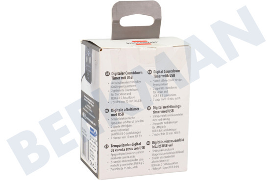 Brennenstuhl  1506180 Digitaler Countdown-Timer mit USB