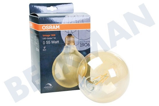 Osram  4058075808997 Osram Vintage 1906 LED Globe 6,5W E27 Dimmbar