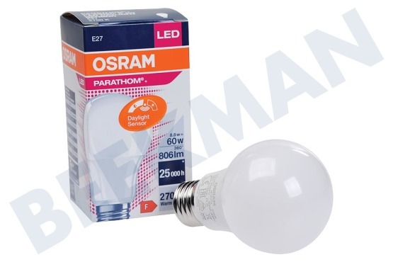 Osram  LED Daylight Sensor Classic A60 Matt 8W E27 806lm