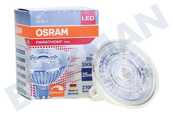 Osram  4058075431492 Parathom Reflektorlampe MR16 GU5.3 Dimmbar 4,9W