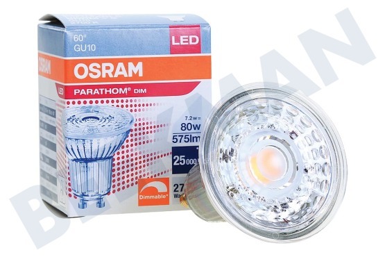 Osram  4058075609075 Parathom Reflektorlampe GU10 PAR16 8,3W Dimmbar