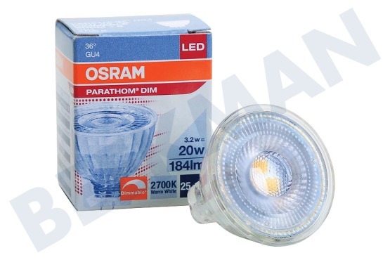 Osram  4058075636620 Parathom Reflektorlampe GU4 MR11 12V 3.2W Dimmbar