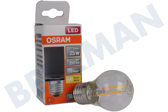 Osram  LED Retrofit Classic P25 E27 2,5 Watt, Klar