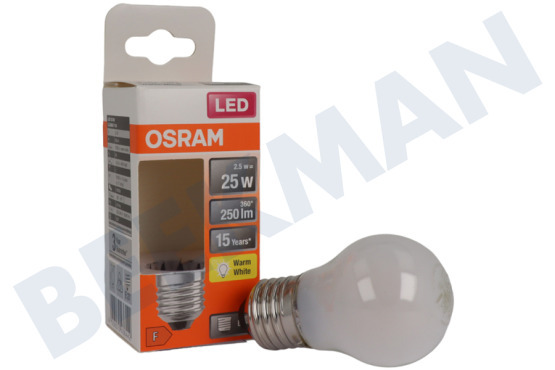 Osram  LED Retrofit Classic P25 E27 2,5 Watt, Matt