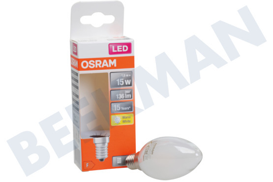 Osram  LED Retrofit Kerzenlampe Classic B15 E14 1,5 Watt, Matt