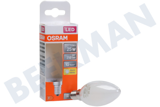 Osram  LED Retrofit Kerzenlampe Classic B25 E14 2,5 Watt, Matt