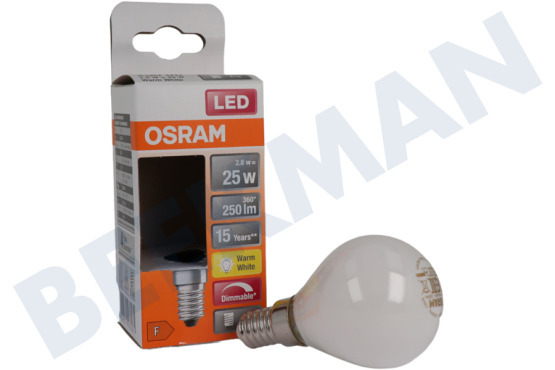 Osram  LED Retrofit Classic P25 dimmbar E14 2,8 Watt, Matt