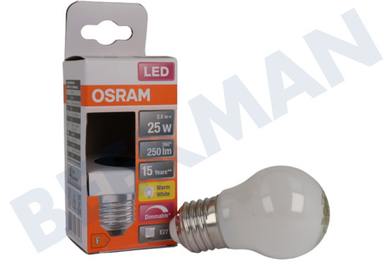 Osram  LED Retrofit Classic P25 dimmbar E27 2,8 Watt, Matt