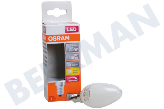 Osram  LED Retrofit Classic B25 dimmbar E14 2,5 Watt, Matt