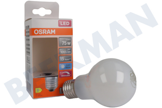 Osram  LED Retrofit Classic A75 Dimmbar E27 7,5 Watt, Matt