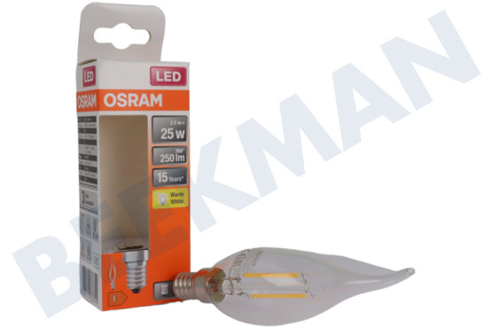 Osram  4058075436640 LED Retrofit Classic BA25 2,5 Watt, E14
