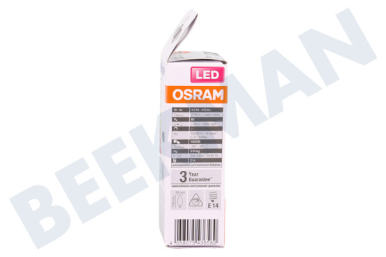 Osram  4099854467776 LED Star Classic B40 Filament klar 4 Watt, E14
