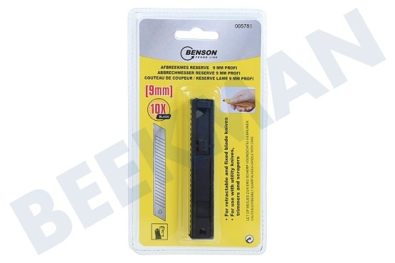 Benson  005781 Ersatz-Abbrechmesser 10 Stück 9mm