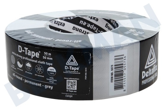 Deltafix  Duck Tape 50mx50mm Grau