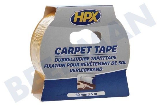 HPX  CT5005 Doppelseitiges Teppichklebeband 50mm x 5m