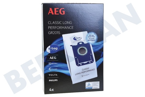 AEG Staubsauger GR201S S-Bag Classic Long Performance Staubbeutel